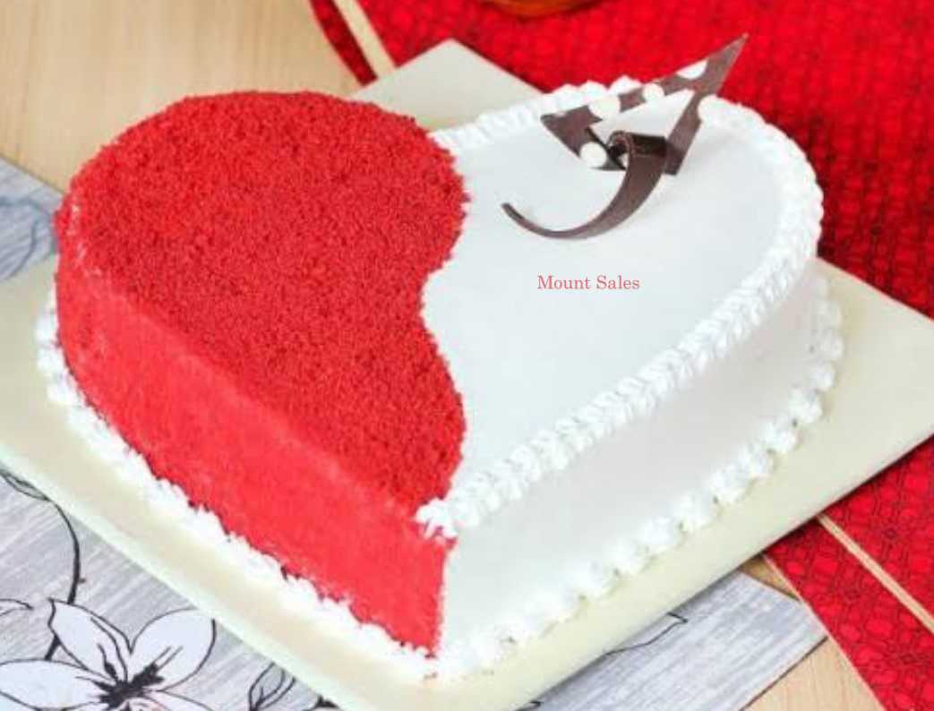 Premium RED N White Velvet Cake